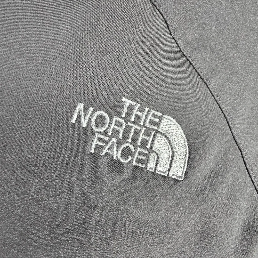 The North Face Apex Jacket Mens Large Gray Softshell Full Zip Hiking Outdoor‎